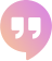 Quotation mark icon used for testimonials
